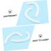 Beaupretty 20 Pairs Anti-Snag Earlick Hooks for Facial Coverage & Ear Protection - Ideal for Children & Mask Extenders - White Rubber Ear Hooks - Buy Online on GoSupps.com