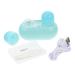 ABOOFAN 1 Set Contact Lens cleaning container for electrical contact lenses contact cleaning device Reisetet for contact lens cleaning holder frame PVC travel cute blue 8x6x4cm