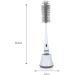 Nuby 2-in-1 Baby Bottle Cleaning Brush with Hygiene Stand - White - Buy Online on GoSupps.com