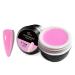 Nail Builder Gel Hot Pink Strengthening Gel 15ml for Nails Tips & Extensions Women DIY Home Nail Art Decoration Broken Nails Repair Nail Gel for Nail Art Manicure Bubblegum Pink