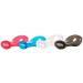 CutiePlusU Adult Sized Colorful Candy Gloss Pacifier Nipple - 4 Pack Value | Fun & Stylish Adult Pacifiers for All Occasions - Buy Online on GoSupps.com