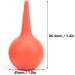 3Pcs 30ml Hand Bulb Ear Syringe for Ear Washing - Red | Laboratory Tool for Kids & Adults - Buy Online on GoSupps.com