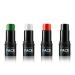 White Black Green Red Face Stick White Eye Black Eye Stick for Baseball/Softball/Football/Lacrosse Long Lasting Face Paint Halloween Cosplay Makeup Body Paint Natural Cream Eyeshadow Stick(01#)