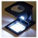 Magnifying Glasses 10X 20MM Mini Three-Folding Magnifier Magnifying Glass with Light Metal Pocket Magnifier for Textile Jewelry Antique Coins Repair - Buy Online on GoSupps.com