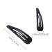 50 Pieces Black Hair Clips - 5cm Metal Hair Accessories for Girls & Children - Perfect for Every Hairstyle - Buy Online on GoSupps.com