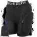 Recruit Padded Shorts for Kids 46 54 in Height - 3D Protection Hip Pants for Inline Skating, Skateboarding Black XX-Small