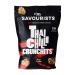 The Savourists Savoury Snacks | High Protein | Vegetarian | High Fibre | Resealable Bag | Thai Chilli Crunchits (8x60g) Thai Chilli (8 x 60g)