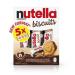 G n rique NUTELLA - Crispy Chocolate-Filled Biscuits - 207g - Enjoy the unique taste of Nutella in a soft and crispy biscuit. Ideal for a snack. Pack of 4 - Sold in Packs