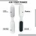 Pedicure Paddle Multi Purpose Foot Rasp and Sand Paper Foot Filer with Pumice Stone Callus Remover Exfoliate Hard and Dead Skin Foot Care Home Scrubber Tool for Men and Women (4 in 1) - Buy Online on GoSupps.com