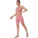 Buy Pink Sleeveless Lace Bustier Blouse - Casual Women s Yoga Tanks | Strong Hold & Stylish Design - International Shipping Available - Buy Online on GoSupps.com