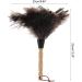 Feather Dust Solid Wood Handle Handheld Dust Brush Cleaner for Housework - Buy Online on GoSupps.com