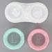 Agate Contact Lens Containers Set 6 Portable Holders with Fluid Bottle & Tweezers for Home & Travel | Durable Plastic Lens Case - Buy Online on GoSupps.com