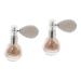 Didiseaon 2pcs Body Powder Spray Body Highlighter Powder Eyeshadow Pressed Plastic Miss Face Loose Powder