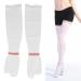 Fyearfly Compression Stockings - 15-20 mmHg Breathable Thigh High Support Stockings for Optimal Comfort - White - Buy Online on GoSupps.com