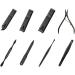 15 in 1 Stainless Steel Nail Clippers Pedicure Set Nail Scissors & Eyebrow Grooming Kit Nail Care Travel Tools Kit for Men Women - Buy Online on GoSupps.com