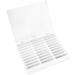 Jiklophg Nail Manicure Storage Box 33 Squares Adjustable Container Portable Acrylic Organizer Nail Tools - Buy Online on GoSupps.com