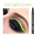 12Pcs Colorful Neon Liquid Eyeliner Pen Set - Waterproof & Smudgeproof Cat Eye Makeup Pencil - Buy Online on GoSupps.com