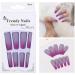 Beauty Artificial Full Cover Ballerina T-shaped Colorful Fake Nail Gradient False Nails Purple Matte - Buy Online on GoSupps.com
