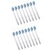 Healvian 16 STK replacement brush heads Replacement heads for electrical toothbrushes of professional water toothsticks oral dusche tips cleaning accessories replacement toothbrush heads white
