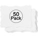 50 Pack Blank Kraft Cards - 5x7IN White Cardstock for DIY Menus, Gift Cards, Baby Shower and Wedding Invitations - Buy Online on GoSupps.com