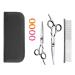 Professional dog cups with a round tip made of stainless steel eye cutter for dogs and cats professional fello care tools size 17 x 6.6 x 1.1 cm straight + curved scissors + comb set