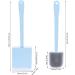 Buy Blue Toilet Bowl Brush - Non-Hole Installation Cleaner for Home & Hotel | Durable PP Grip - Buy Online on GoSupps.com
