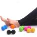 Lurrose Peanut Massage Ball - Double Ball TPE Relaxation & Yoga Roll for Shoulder Relief - Medium Black - Buy Online on GoSupps.com