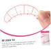 Healeved 40 Sheets Eyelash Positioning Paper Eye Tips Sticker Eyelashes Positioning Pad Eyelash Mapping Stickers Grafted Eyelashes Sticker Eye Positioning Tips Pad Patch Woman - Buy Online on GoSupps.com