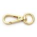 CRAFTMEMORE 10pcs Swivel Lobster Clasps Push Gate Snap Hook Bag Clips Purse Accessories FSO (Gold)