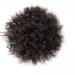 Inch Short Afro Puff Drawstring Ponytail Human Hair Curly Clip In Extensions Hair Bun Hair Natural Color 6 Inch 1Pcs