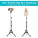 60-inch Multifunctional Metal Wig Tripod Stand | Adjustable Phone & Camera Tripod - Buy Online on GoSupps.com