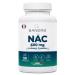 Bandini® NAC N-Acetyl-Cysteine ??600 mg - High Bioavailability - Antioxidant, Glutathione Synthesis - Supports the Immune System - No Additives - 100% Vegan - 90 Tablets with Acetyl Cysteine