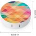 Buy Bagea-Ka Colorful Geometric Contact Lens Case Kit - Travel & Home Eye Care with Tweezers Solution Bottle & Mirror - Buy Online on GoSupps.com