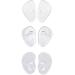 Metatarsal Pad Ball of Foot Cushion Foot Gel Pads High Heel Cushion Insert for Women Foot Pain Relief Anti-Slip Soft Forefoot Shoe Insole One Size fits All Pack of 3