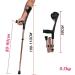 Crutch Folding Elbow Aluminum Alloy Four Folds Elbow Forearm Crutch Elbow Crutches Foldable Ultralight Aluminum Assistance Hight Adjustable with Comfy Handle Surprise Gift - Buy Online on GoSupps.com