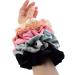 Simnice Oversized Blush Theme Large Hair Scrunchies Satin Elastics Scrunchy Bobbles Soft Hair Bands Hair Ties Hair Accessories Scrunchies for Girls Women6 Colors XL-6 colors