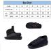 ZGDG Diabetic Slippers Women Arthritis Wide Width Sandals Adjustable Strap | Size 6-10 (9 Wide) Black - Buy Online on GoSupps.com