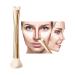 Contour Nose Brush - 2-in-1 U Shape Tool for Precision Sculpting & Defining - Ultra Precision Soft Dual-End Gold Brush for Perfect Nose Contouring - Buy Online on GoSupps.com