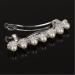 E EMZHOLE Luxury Rhinestone Pearl Diamond Hair Barrette for Women and Girls - Elegant Ponytail Clip Headdress - Buy Online on GoSupps.com