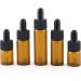 FIOERDTUIE 20pieces Eco-friendly Mini Dropper Bottle Easy To Clean And Refill For Essential Oils Portable Dropper Bottle Glass 5ml - Buy Online on GoSupps.com