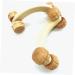 Lurrose Wooden Massage Roller - Back & Facial Massage Device for Deep Tissue Relief | Handwick Foot & Arm Roller 17x6.8cm - Buy Online on GoSupps.com