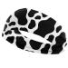 3 Pack Cow Print Spa Headbands for Women - Skincare, Face Wash, Yoga Hair Bands - Animal Print - Buy Online on GoSupps.com