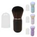 Face Brush with Lid - Make Up Brushes set |Travel Powder Brush | Retractable Makeup Brush | Brush Mud Applicator Brush Face Beauty Tools with Cosmetic Scoops for Applying Facial Eye or purple
