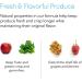Rain Organic Fruit & Vegetable Wash - All-Natural Cleaner for Safe Eating | Eco-Friendly & Concentrated for Soak & Spray - Buy Online on GoSupps.com