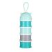YeahiBaby Milk Powder Dispenser Portable Snack Storage Container for Travel Camping Blue