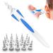 Earwax Remover-Spiral Ear Wax Removal Tool Reusable Earwax Removal Kit Safe Ear Cleaner with 16 Pcs Soft and Flexible Replaceme-i6