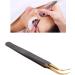 Premium Gold Curved Fairy Tweezers for False Eyelashes | Ergonomic Stainless Steel | Portable Beauty Tool for Salon Professionals - Buy Online on GoSupps.com