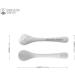 Matchstick Monkey 2 Feeding Spoons for Baby-Led Weaning | Antimicrobial Silicone | BPA Free | 12+ Months | Grey - Buy Online on GoSupps.com