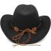 Ballroom Performance Belt Accessories Western Style Kids Boys Girls Cowboy Hat Cowgirl Cap Decorations for Halloween Christmas Birthday Masquerade Party - Buy Online on GoSupps.com