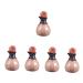 FRCOLOR 5 Sets Aromatherapy Bottle Storage Ceramic Essential Oils Spice Dispenser Perfume Diffuser Dropper Bottle Decorative Bottle Cosmetic Bottle with Essential Oils Sauce